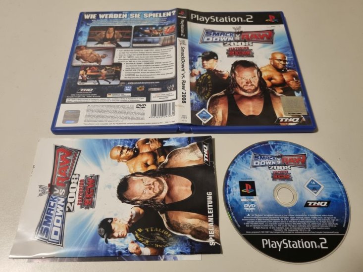 (Bild für) PS2 WWE Smackdown Vs. Raw 2008 - zum Schließen ins Bild klicken