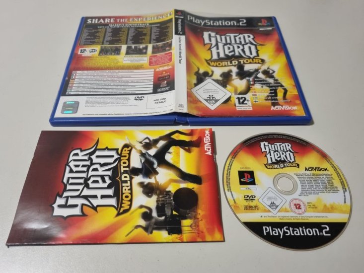 (Bild für) PS2 Guitar Hero - World Tour - zum Schließen ins Bild klicken