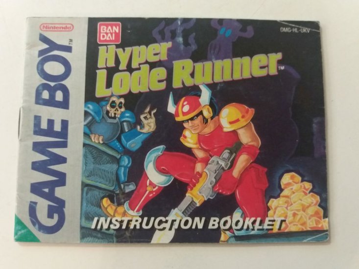 (Bild für) GB Hyper Lode Runner UKV Anleitung - zum Schließen ins Bild klicken