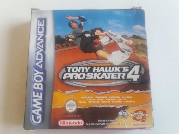 (Bild für) GBA Tony Hawk's Pro Skater 4 EUR - zum Schließen ins Bild klicken