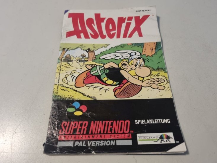 (Bild für) SNES Asterix NOE Anleitung - zum Schließen ins Bild klicken