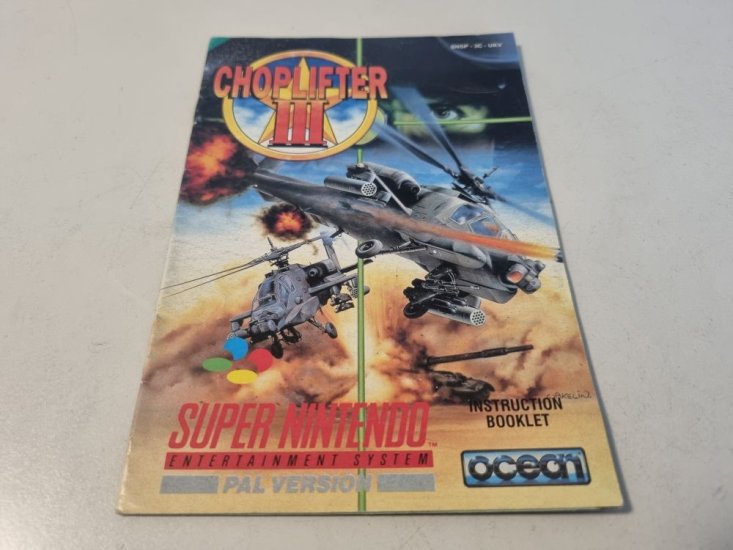 (Bild für) SNES Choplifter III UKV Anleitung - zum Schließen ins Bild klicken