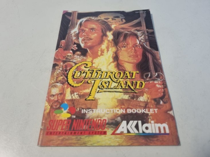 (Bild für) SNES Cutthroat Island EUR Anleitung - zum Schließen ins Bild klicken