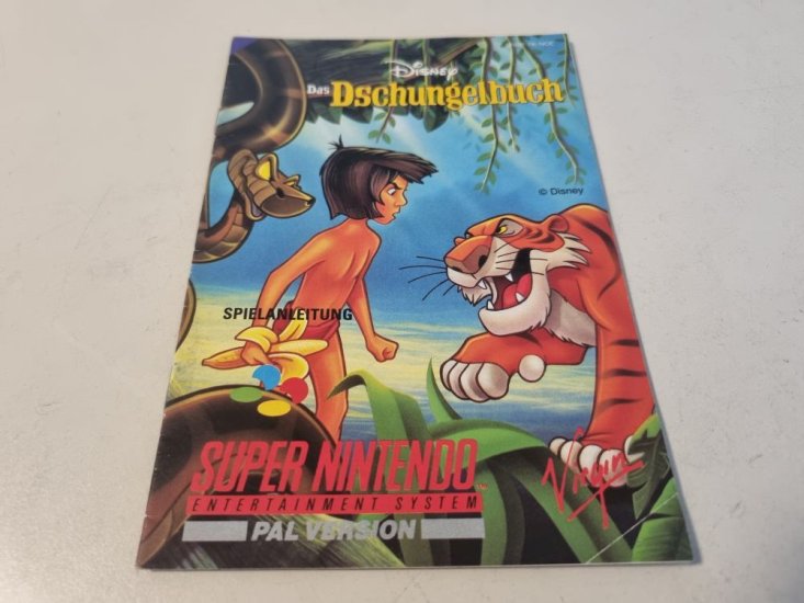 (Bild für) SNES Das Dschungelbuch NOE Anleitung - zum Schließen ins Bild klicken
