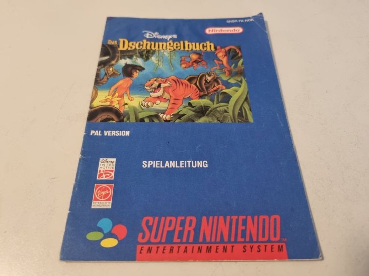(Bild für) SNES Das Dschungelbuch NOE Anleitung - zum Schließen ins Bild klicken