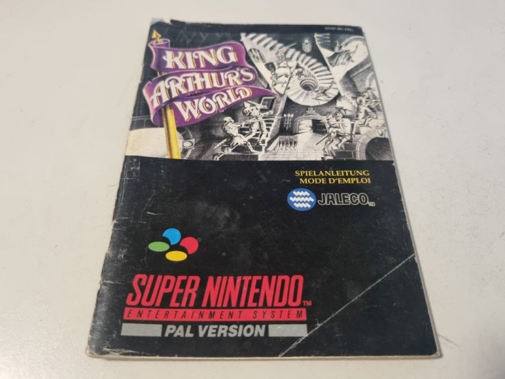 (Bild für) SNES King Arthur's World FRG Anleitung - zum Schließen ins Bild klicken
