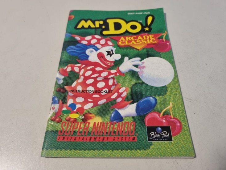 (Bild für) SNES Mr. Do EUR Anleitung - zum Schließen ins Bild klicken