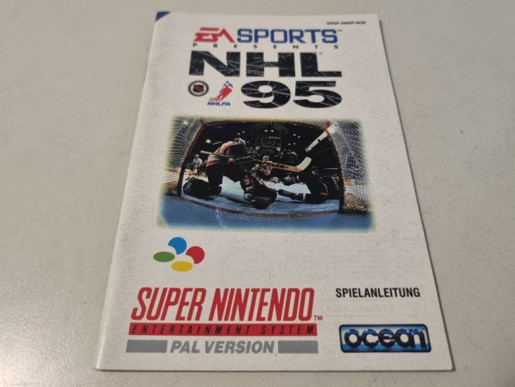 (Bild für) SNES NHL 95 NOE Anleitung - zum Schließen ins Bild klicken