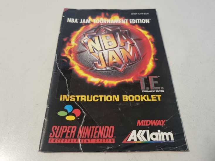 (Bild für) SNES NBA Jam - Tournament Edition EUR Anleitung - zum Schließen ins Bild klicken