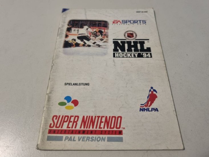 (Bild für) SNES NHL Hockey 94 NOE Anleitung - zum Schließen ins Bild klicken