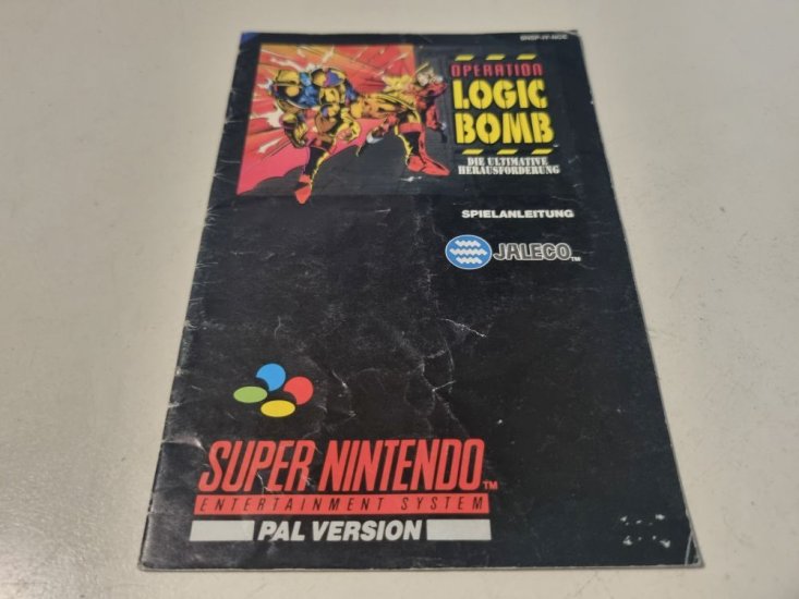 (Bild für) SNES Operation Logic Bomb NOE Anleitung - zum Schließen ins Bild klicken