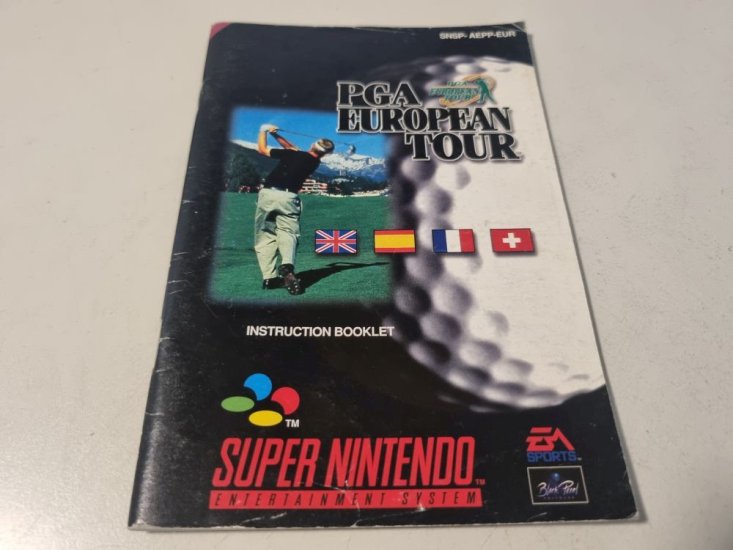 (Bild für) SNES PGA European Tour EUR Anleitung - zum Schließen ins Bild klicken