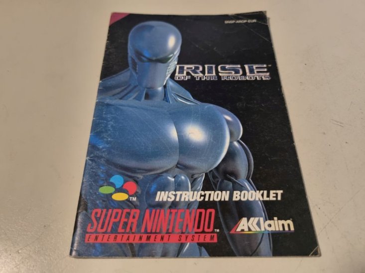 (Bild für) SNES Rise of the Robots EUR Anleitung - zum Schließen ins Bild klicken