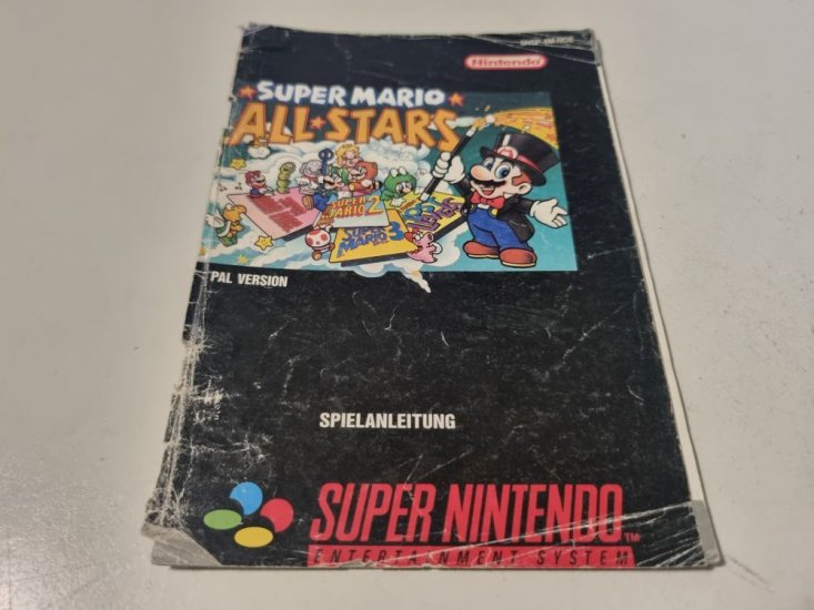 (Bild für) SNES Super Mario All Stars NOE Anleitung - zum Schließen ins Bild klicken