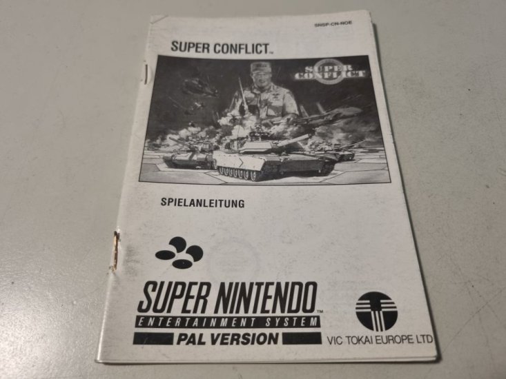 (Bild für) SNES Super Conflict NOE Anleitung - zum Schließen ins Bild klicken