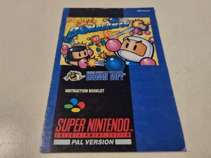 (Bild für) SNES Super Bomberman UKV Anleitung - zum Schließen ins Bild klicken