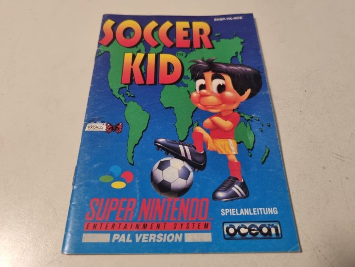 (Bild für) SNES Soccer Kid NOE Anleitung - zum Schließen ins Bild klicken