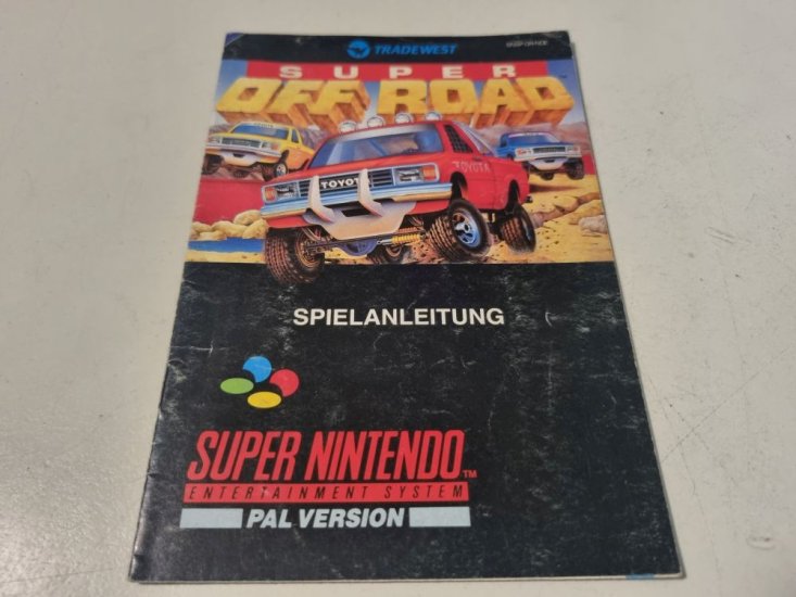 (Bild für) SNES Super Off Road NOE Anleitung - zum Schließen ins Bild klicken