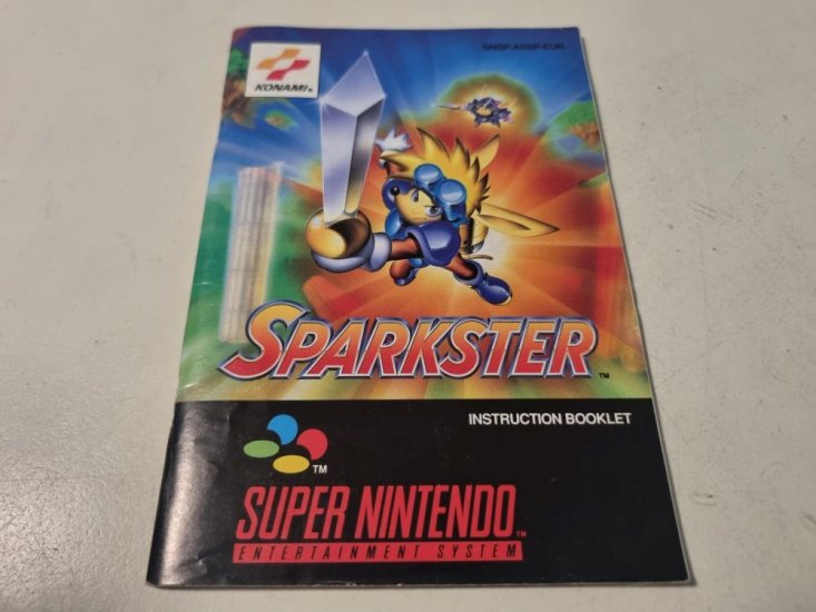 (Bild für) SNES Sparkster EUR Anleitung - zum Schließen ins Bild klicken