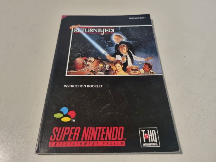 (Bild für) SNES Super Star Wars - Return of the Jedi EUR Anleitung - zum Schließen ins Bild klicken