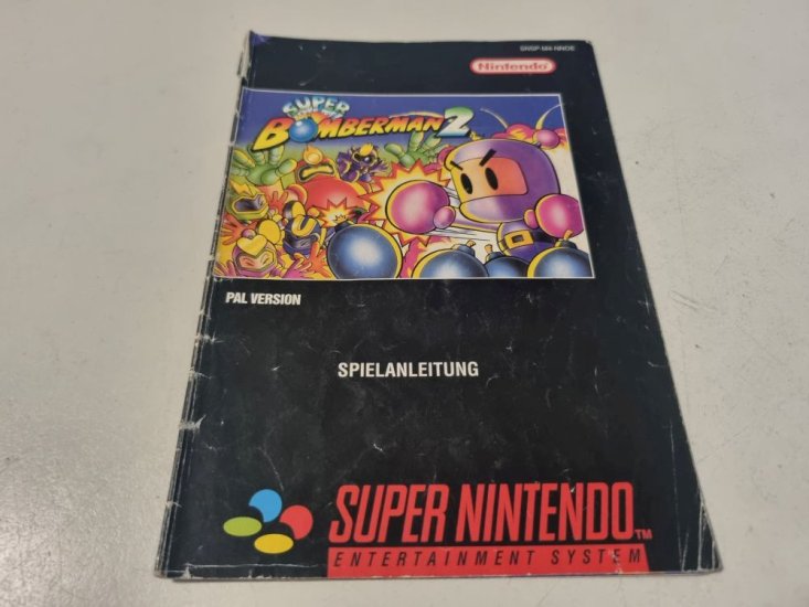 (Bild für) SNES Super Bomberman 2 NNOE Anleitung - zum Schließen ins Bild klicken