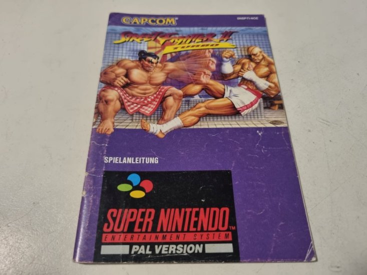 (Bild für) SNES Street Fighter II Turbo NOE Anleitung - zum Schließen ins Bild klicken