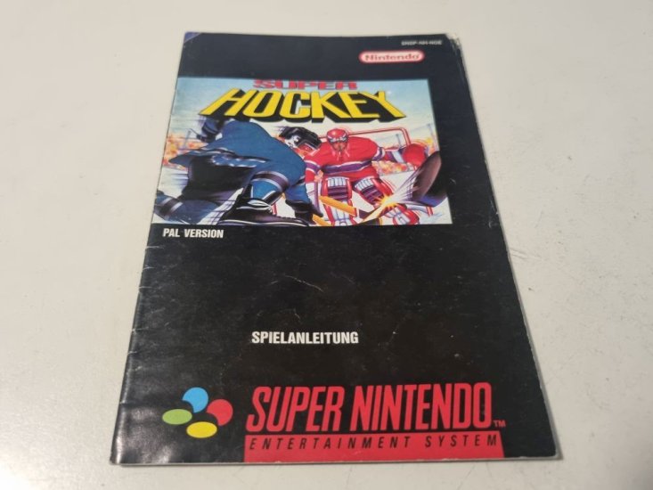 (Bild für) SNES Super Hockey NOE Anleitung - zum Schließen ins Bild klicken