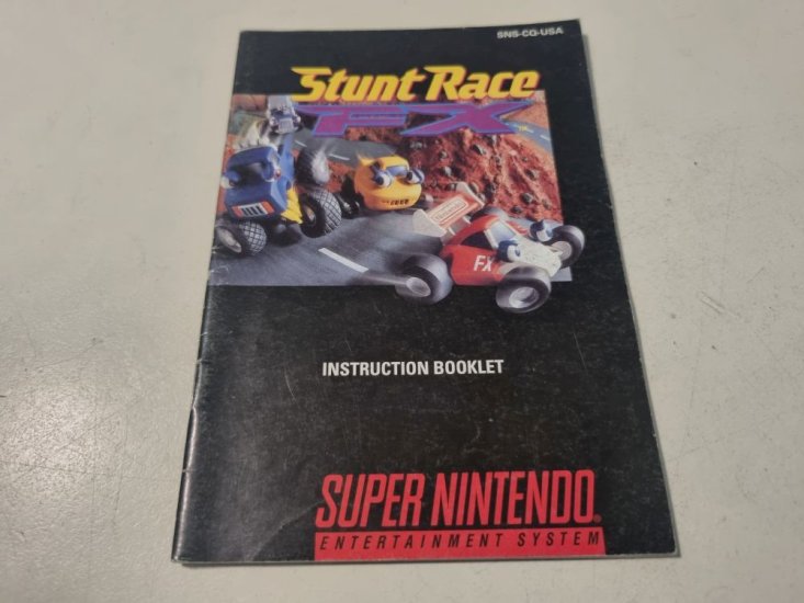 (Bild für) SNES Stunt Race FX USA Anleitung - zum Schließen ins Bild klicken