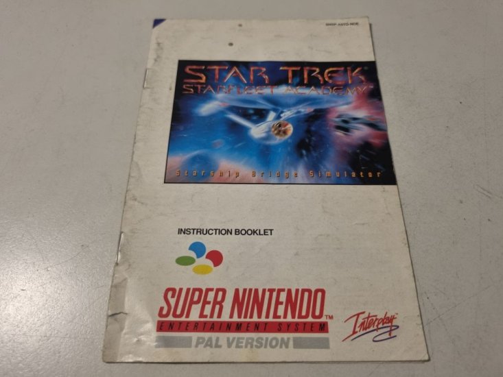 (Bild für) SNES Star Trek - Starfleet Academy NOE Anleitung - zum Schließen ins Bild klicken
