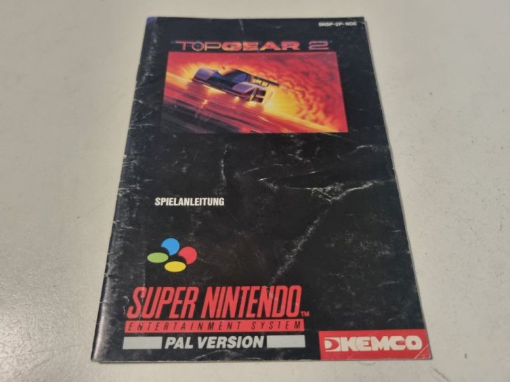 (Bild für) SNES Top Gear 2 NOE Anleitung - zum Schließen ins Bild klicken