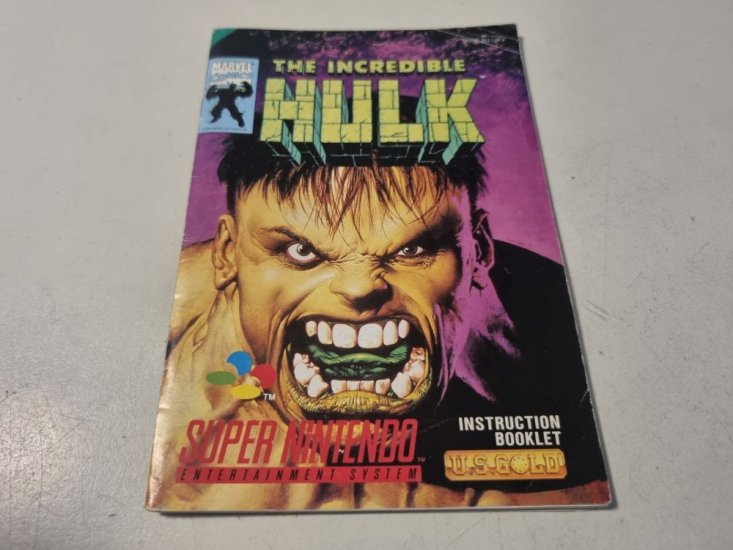 (Bild für) SNES The Incredible Hulk UKV Anleitung - zum Schließen ins Bild klicken