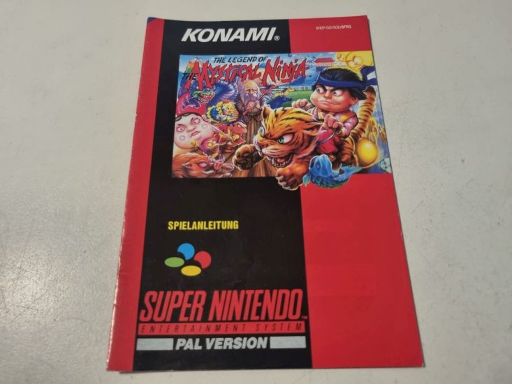 (Bild für) SNES The Legend of Mystical Ninja NOE/SFRG Anleitung - zum Schließen ins Bild klicken