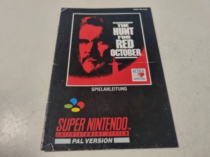 (Bild für) SNES The Hunt for Red October NOE Anleitung - zum Schließen ins Bild klicken