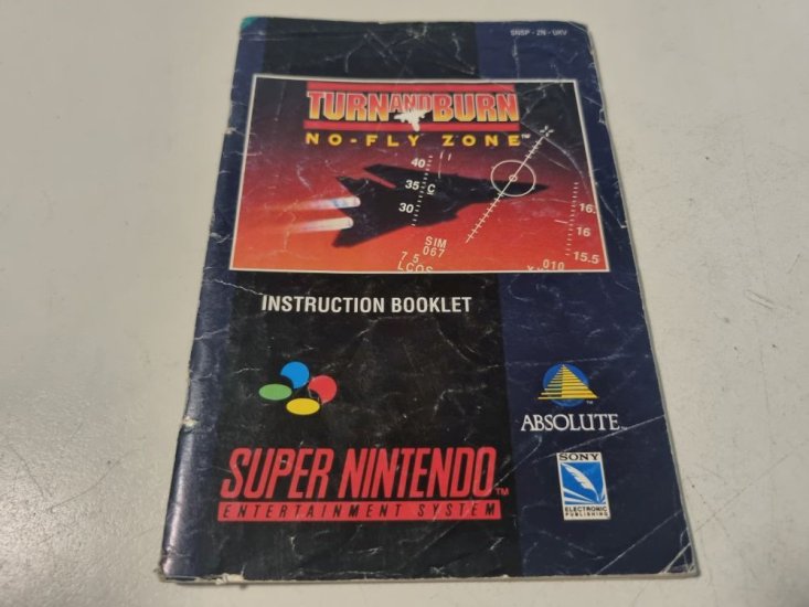 (Bild für) SNES Turn and Burn - No Fly Zone UKV Anleitung - zum Schließen ins Bild klicken