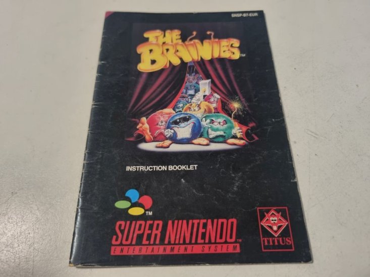 (Bild für) SNES The Brainies EUR Anleitung - zum Schließen ins Bild klicken