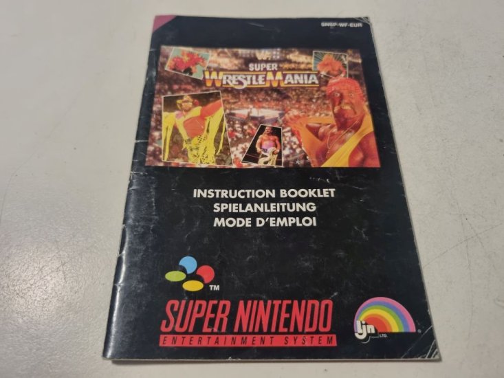 (Bild für) SNES WWF Super Wrestlemania EUR Anleitung - zum Schließen ins Bild klicken