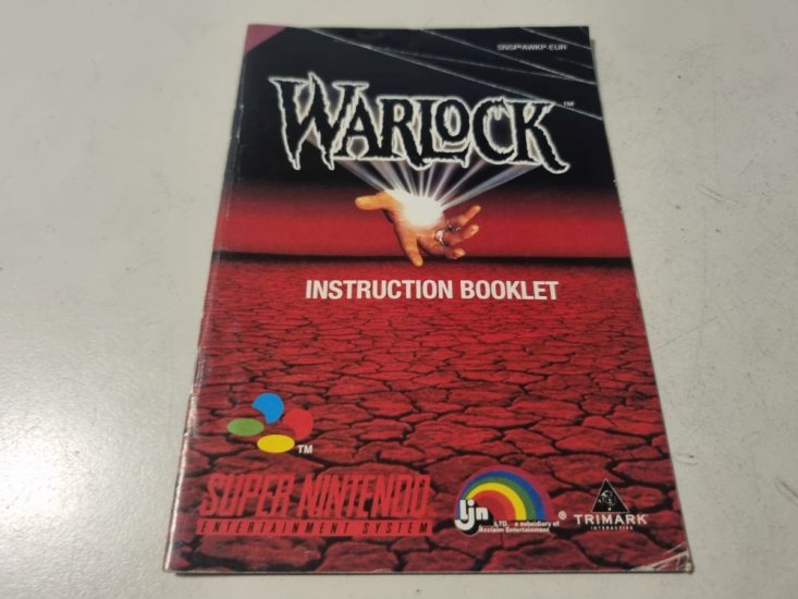 (Bild für) SNES Warlock EUR Anleitung - zum Schließen ins Bild klicken