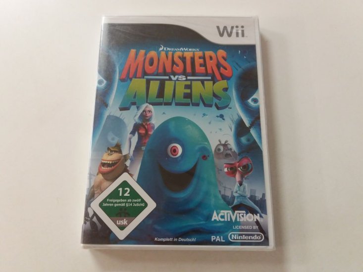 (Bild für) Wii Monsters vs Aliens NOE - zum Schließen ins Bild klicken