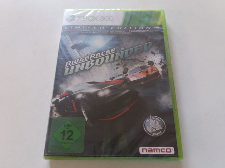 (Bild für) Xbox 360 Ridge Racer Unbounded Limited Edition - zum Schließen ins Bild klicken
