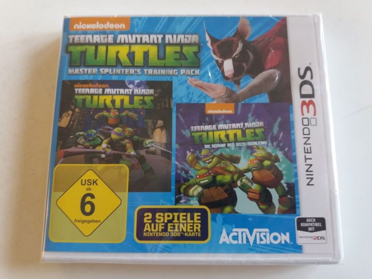 (Bild für) 3DS Teenage Mutant Ninja Turtles Splinter's Training Pack GER - zum Schließen ins Bild klicken