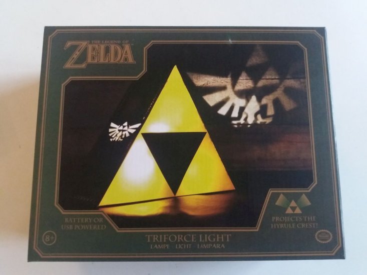 (Bild für) The Legend of Zelda + Triforce Lampe - zum Schließen ins Bild klicken