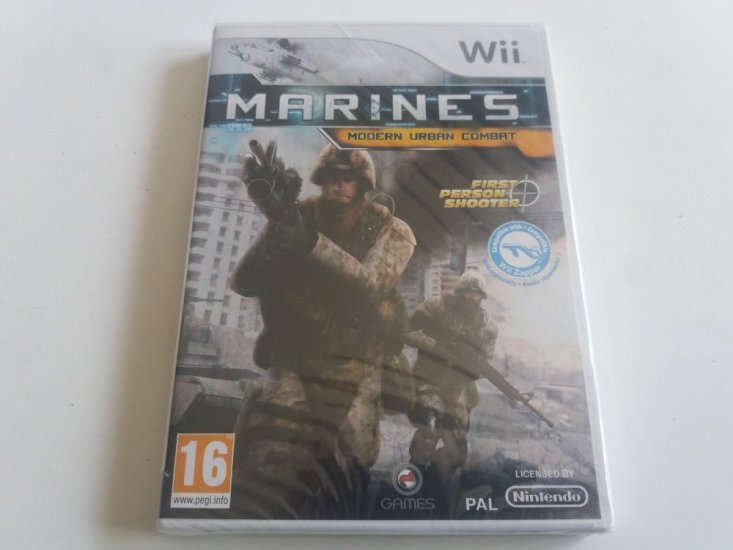 (Bild für) Wii Marines - Modern Urban Combat EUU - zum Schließen ins Bild klicken