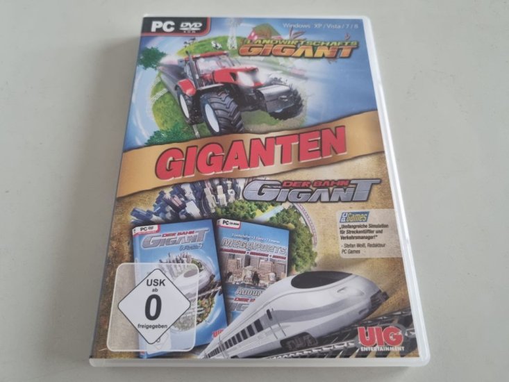 (Bild für) PC Landwirtschafts + Der Bahn Gigant - zum Schließen ins Bild klicken
