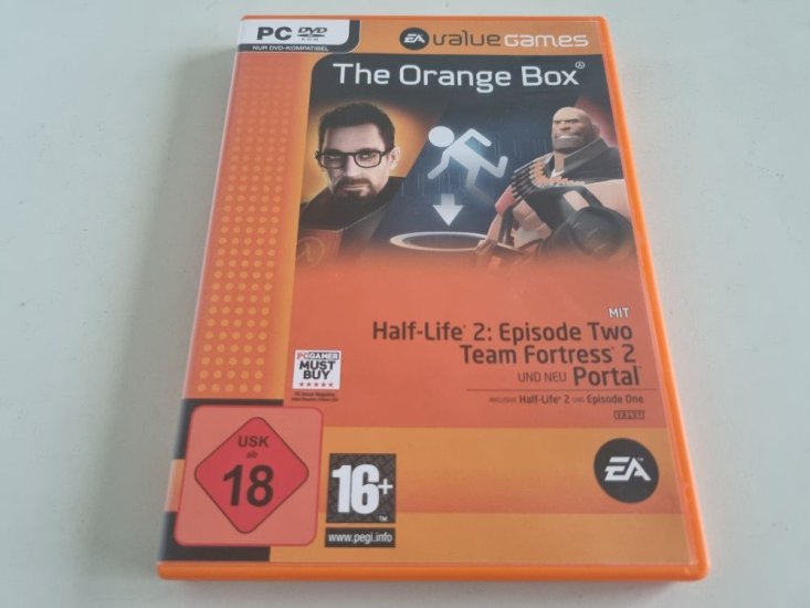 (Bild für) PC The Orange Box - zum Schließen ins Bild klicken