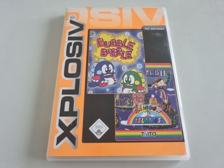 (Bild für) PC Bubble Bobble + Rainbow Islands - zum Schließen ins Bild klicken