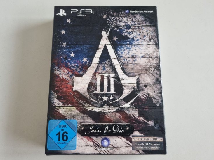 (Bild für) PS3 Assassin's Creed 3 Join Or Die Edition - zum Schließen ins Bild klicken