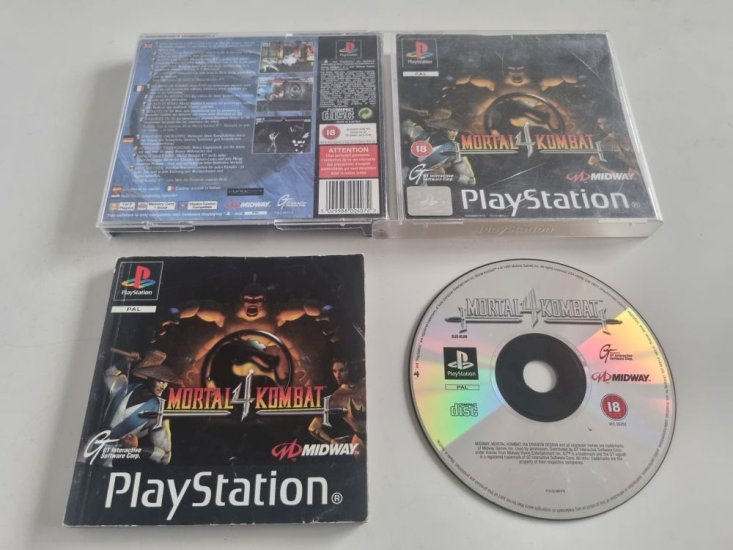 (Bild für) PS1 Mortal Kombat 4 - zum Schließen ins Bild klicken
