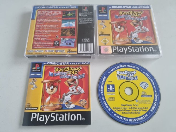 (Bild für) PS1 Bugs Bunny & Taz - Im Wettlauf gegen die Zeit - zum Schließen ins Bild klicken