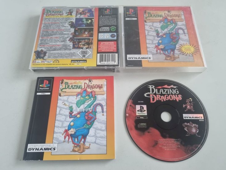 (Bild für) PS1 Blazing Dragons - zum Schließen ins Bild klicken