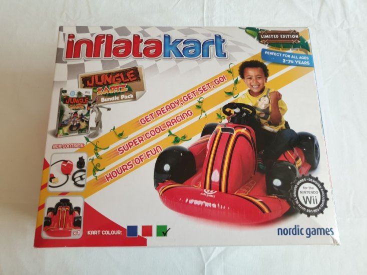 (Bild für) Wii Inflatakart - Jungle Kartz Bundle Pack - zum Schließen ins Bild klicken